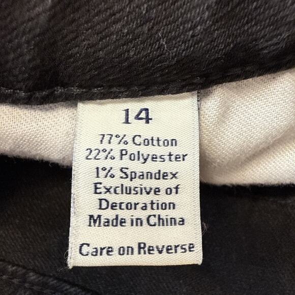 Simply Vera Vera Wang Jeans Size 14 Women's Bootcut Jeans Black - Picture 5 of 7